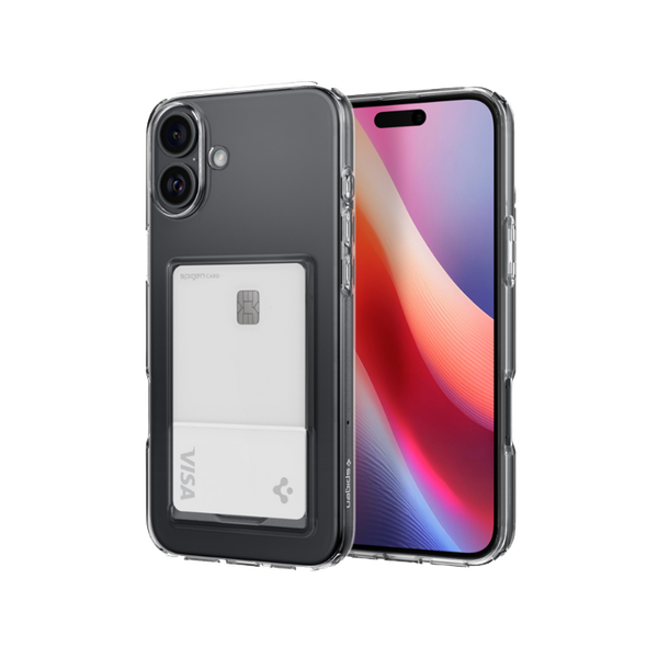 Ốp lưng Spigen iPhone 16 Plus Crystal Slot Crystal Clear