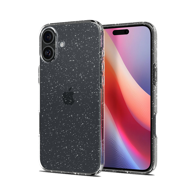 Ốp Lưng Spigen iPhone 16 Plus Liquid Crystal Glitter Crystal Quartz