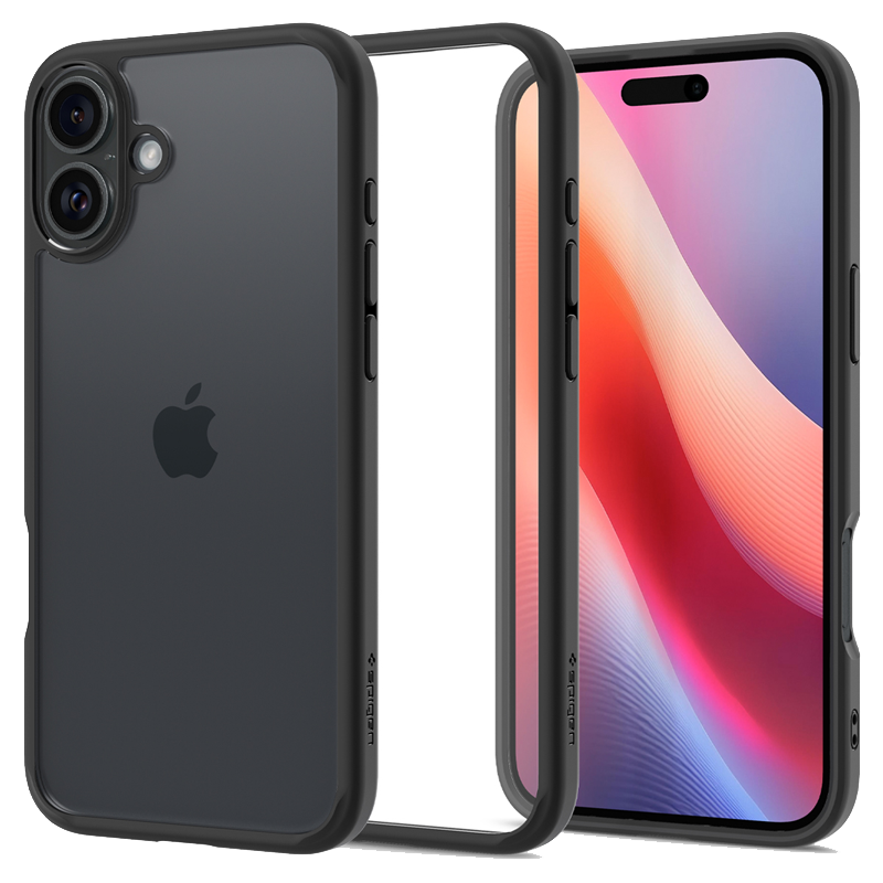 Ốp lưng Spigen iPhone 16 Plus Ultra Hybrid Matte Black
