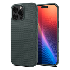 Ốp lưng Spigen iPhone 16 Pro Liquid Air Abyss Green