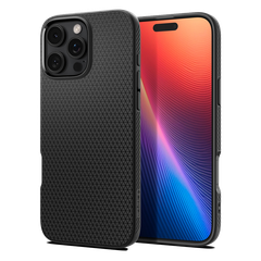 Ốp lưng Spigen iPhone 16 Pro Liquid Air Matte Black