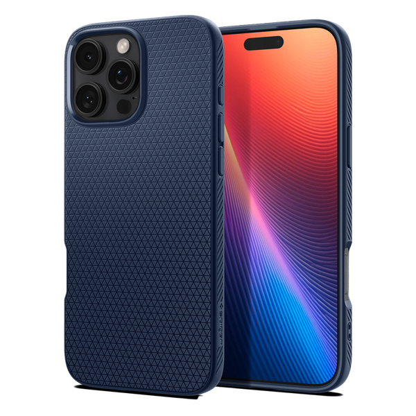 Ốp lưng Spigen iPhone 16 Pro Liquid Air Navy Blue