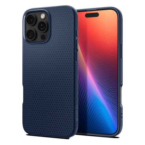 Ốp lưng Spigen iPhone 16 Pro Liquid Air Navy Blue