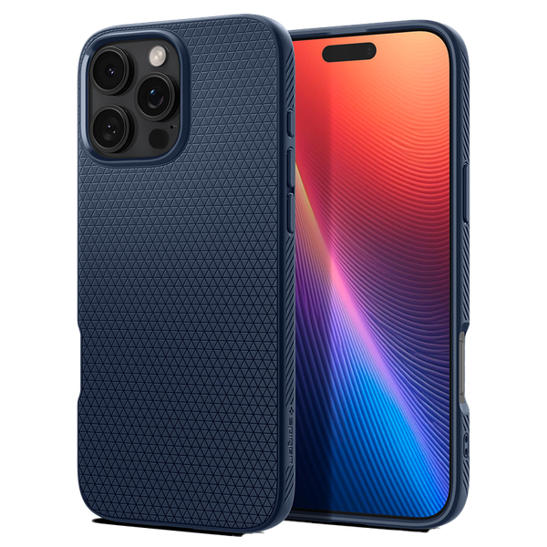 Ốp lưng Spigen iPhone 16 Pro Max Liquid Air Navy Blue