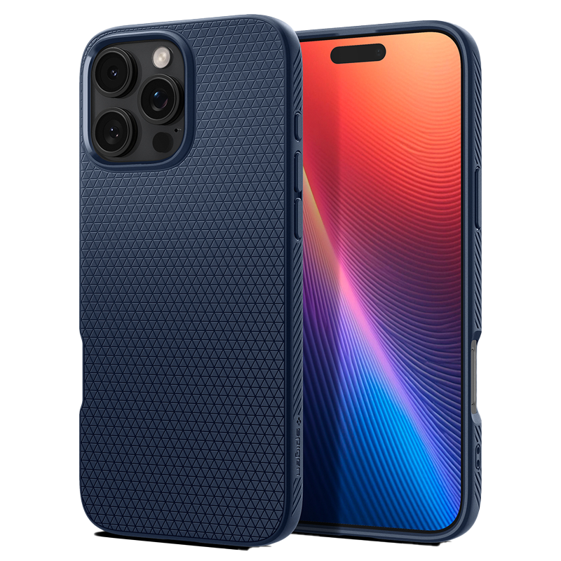 Ốp lưng Spigen iPhone 16 Pro Max Liquid Air Navy Blue