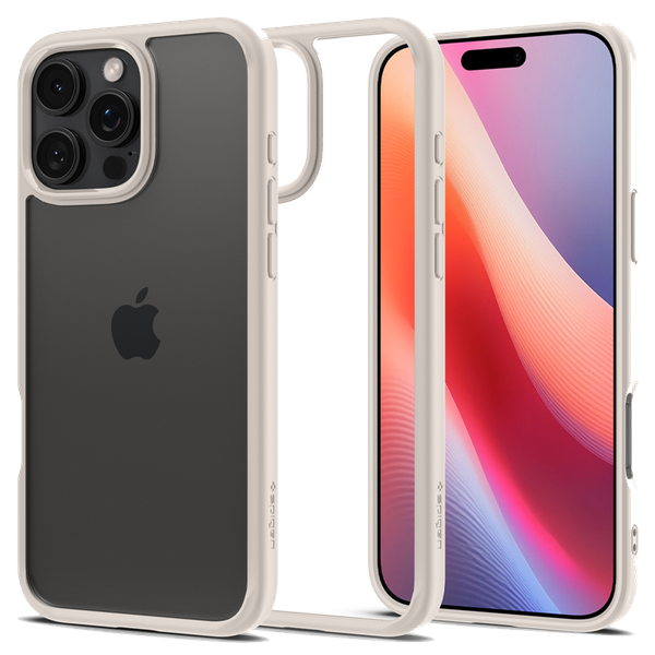 Ốp lưng Spigen iPhone 16 Pro Max Ultra Hybrid Natural Titanium