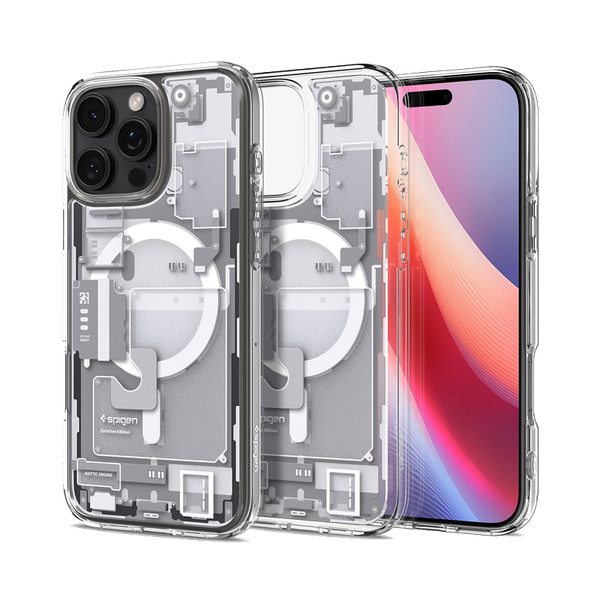 Ốp lưng Spigen iPhone 16 Pro Ultra Hybrid MagFit Zero One White