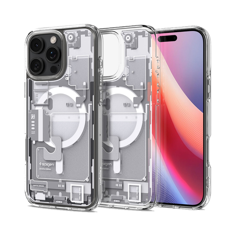 Ốp lưng Spigen iPhone 16 Pro Ultra Hybrid MagFit Zero One White