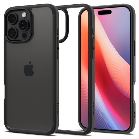Ốp lưng Spigen iPhone 16 Pro Ultra Hybrid Matte Black
