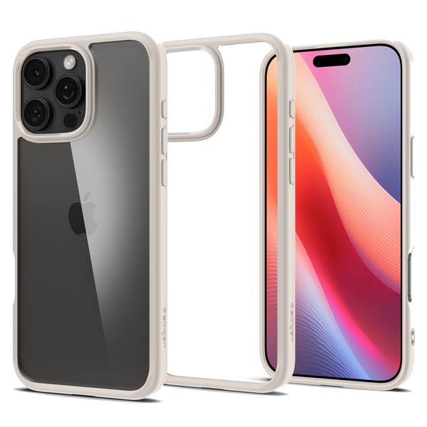 Ốp lưng Spigen iPhone 16 Pro Ultra Hybrid Natural Titanium
