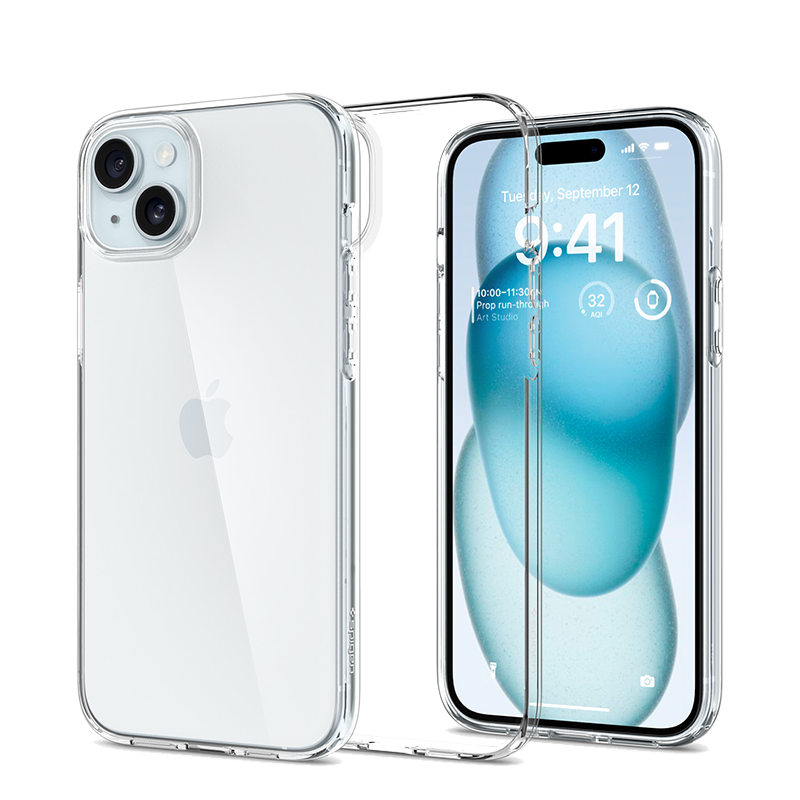 Ốp lưng spigen iPhone 15 pro liquid crystal clear