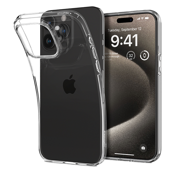 Ốp lưng Spigen iPhone 15 Pro Max Liquid Crystal Clear