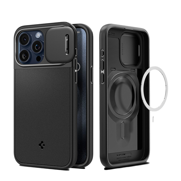 Ốp lưng Spigen iPhone 15 Pro Optik Armor MagFit