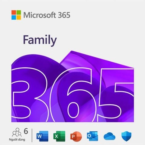 Phần Mềm Microsoft Office 365 Family AI Copilot All Languages