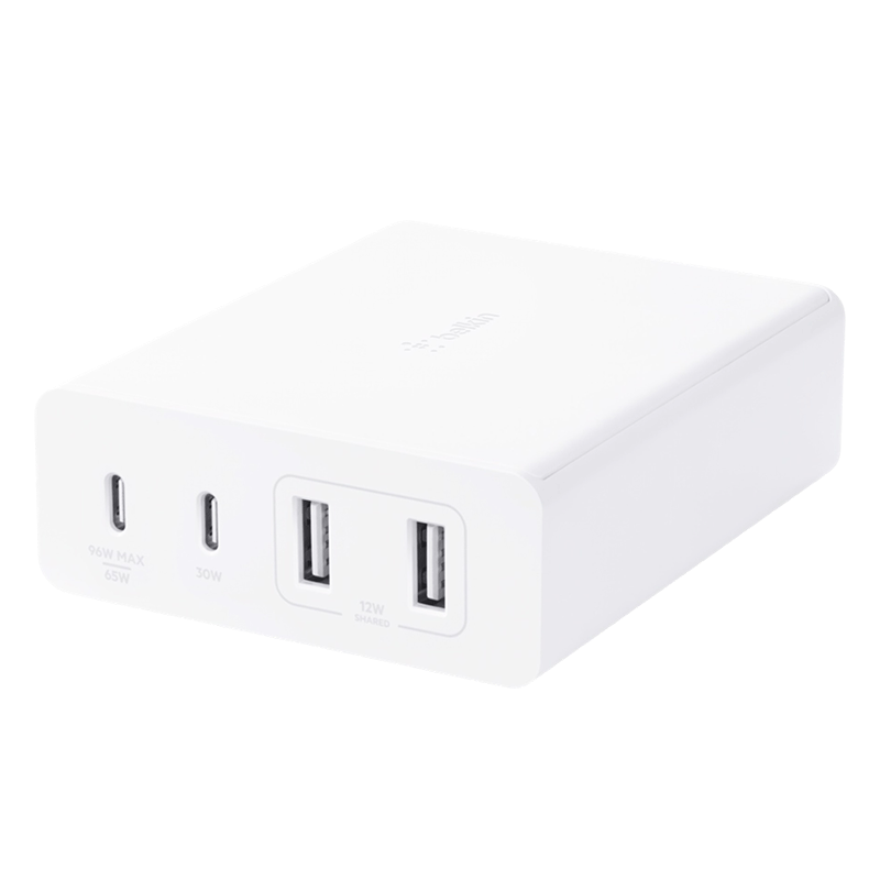  Bộ Sạc Belkin BOOST↑CHARGE Pro 4-Port GaN Charger 108W - WCH010dqWHJP - Hàng chính hãng 