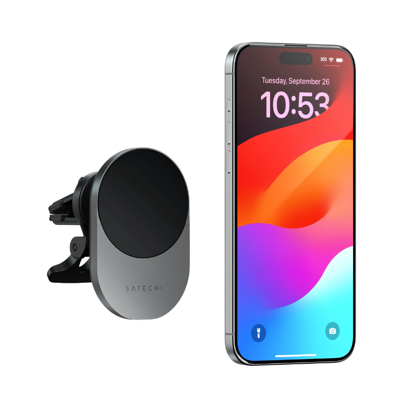 Sạc Satechi ST-Q2CCM 15W kiêm Giá Đỡ cho iPhone trên Ô Tô