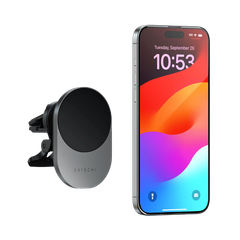 Sạc Satechi Magsafe Qi2 15W kiêm giá đỡ cho iPhone trên ô tô – ST-Q2CCM