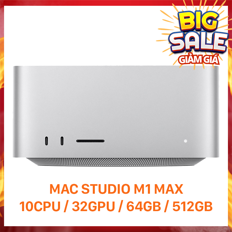  Mac Studio M1 Max / 10CPU / 32GPU / 64GB / 512GB - Part: Z14J0007G 