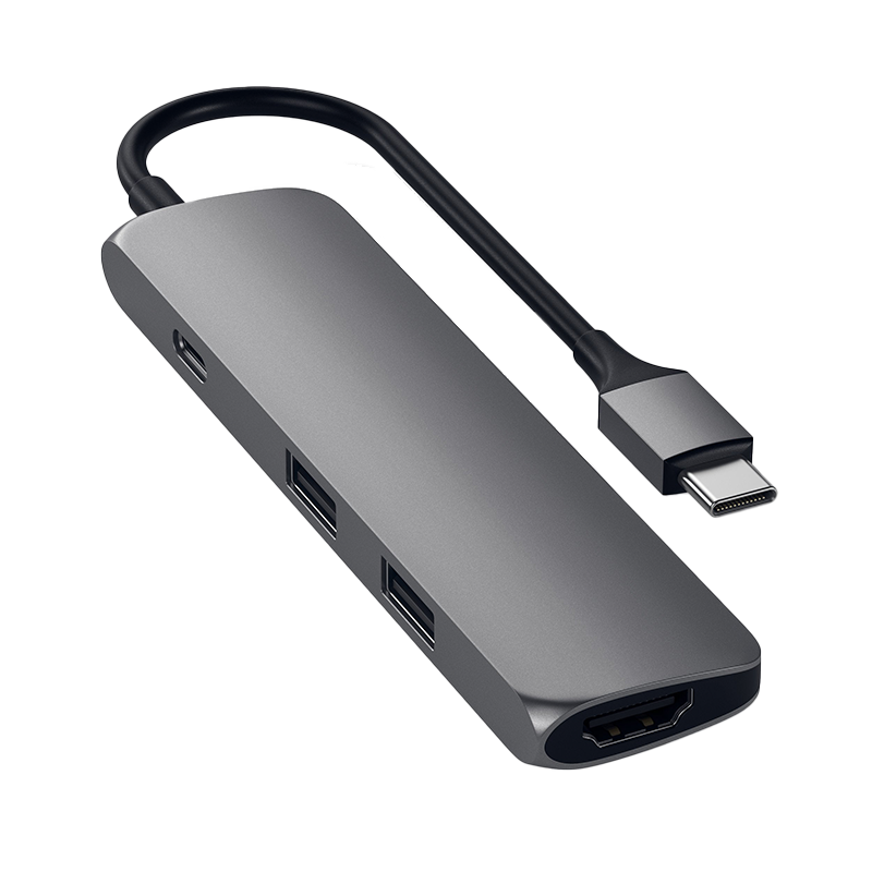 Adapter chuyển đổi satechi usb-c multiport slim với cổng ethernet