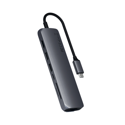 Adapter chuyển đổi Satechi USB-C Multiport Slim với cổng Ethernet Chính hãng