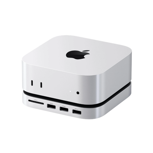 Satechi USB-C Stand & Hub cho Mac Mini M4 có khe gắn SSD ST-GNMMES Chính hãng