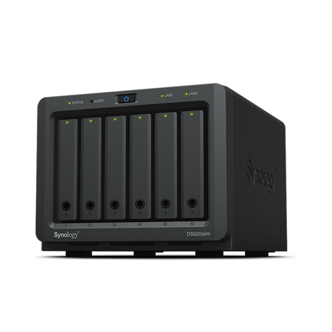 Thiết bị lưu trữ mạng NAS Synology DS620slim Chính hãng