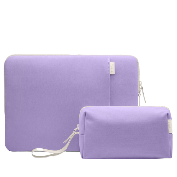 Túi Chống Sốc Tomtoc Organized Corner Armor + Pouch MacBook 13” - Violet