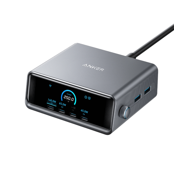 Trạm Sạc Anker Prime 6 Cổng 4C2A 250W A2345 Chính Hãng