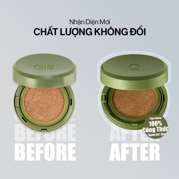  Phấn Nước Che Phủ GLAMRR Q Vegan Super Cover Cushion SPF50+/PA+++ (1 lõi x 15g) 