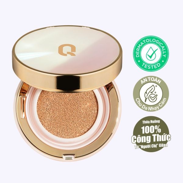  Phấn Nước Glamrr Q Long Wear DD Cushion SPF50+/PA+++ (1 lõi x 13g) 