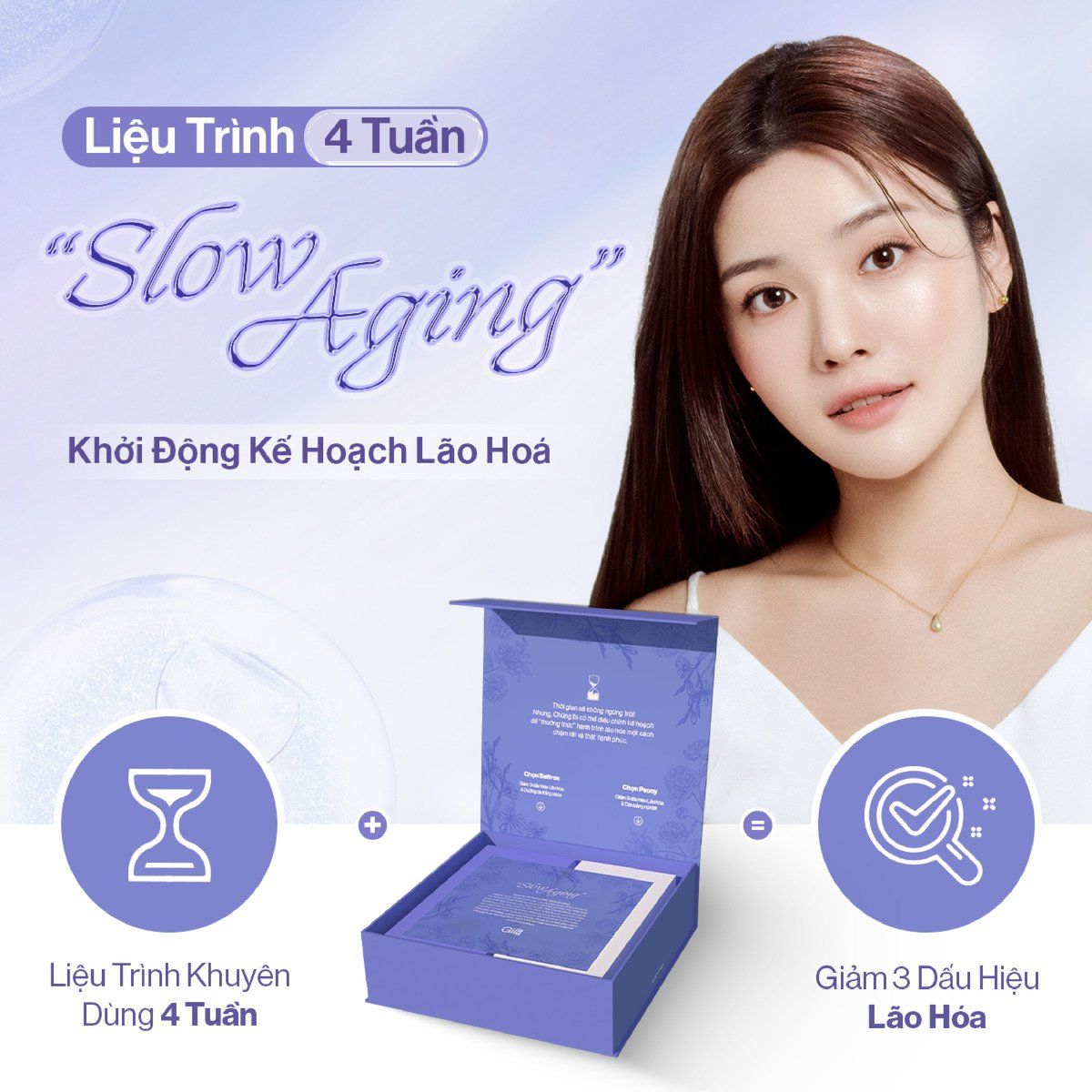  Nước Uống Collagen Gilaa Siêu Phân Tử 300DA Kết Hợp Saffron Trẻ Hóa Trắng Khỏe Da (20g x 15 gói) 