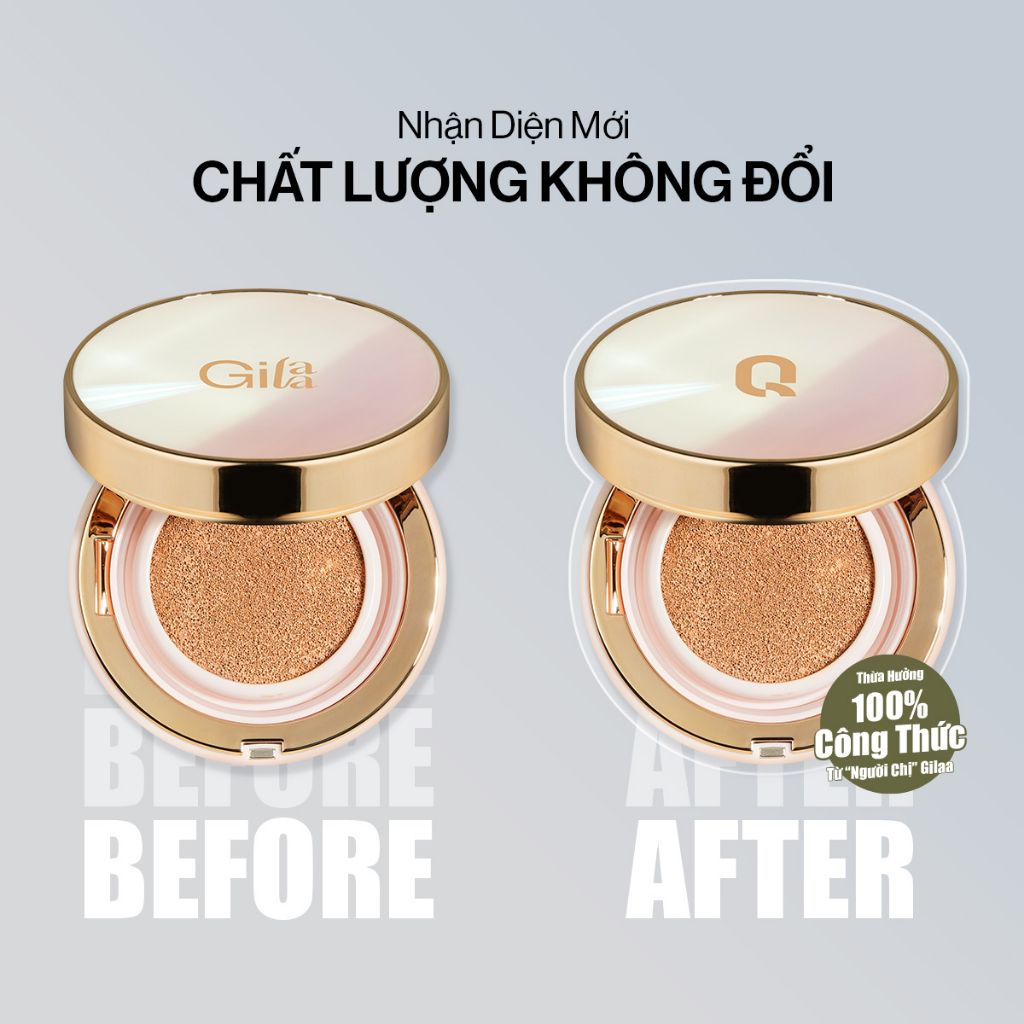  Phấn Nước Glamrr Q Long Wear DD Cushion SPF50+/PA+++ (1 lõi x 13g) 