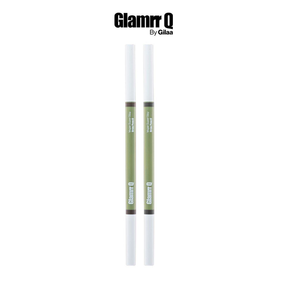  Chì Kẻ Mày Glamrr Q Bền Màu Thuần Chay VEGAN SUPER STAY BROW PENCIL (0.08g) 