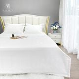  Bộ Chăn drap Khách sạn Samy King 5 sao Quốc tế Pure White 