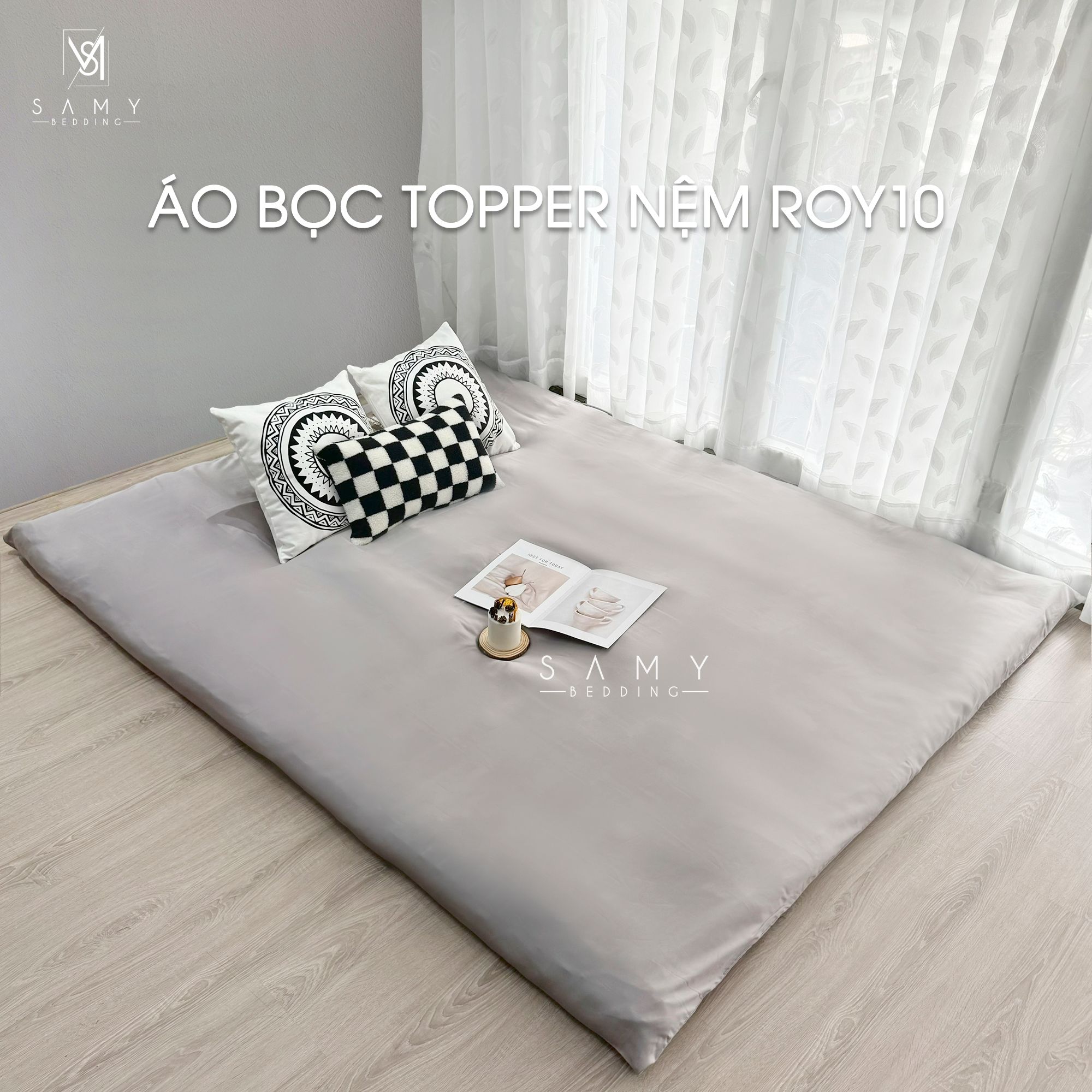  Áo bọc Topper ROY10 Màu Xám RT002 