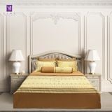  Bộ Chăn Ga Lụa Thêu Tencel Coolsilk Pro 1001 