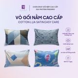  Vỏ Gối Nằm Lụa Cotton Satin Đa Dạng Kiểu Dáng 