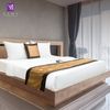  Bộ Chăn Drap Khách sạn 2 sao Samy Dream (Pure White) 