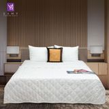  Bộ Chăn Drap Khách sạn 2 sao Samy Dream (Stripe White) 