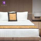  Bộ Chăn Drap Khách sạn 2 sao Samy Dream (Stripe White) 
