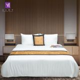  Bộ Chăn Drap Khách sạn 2 sao Samy Dream (Stripe White) 