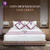  Bộ Chăn Drap Khách sạn 4 sao Samy Queen (Stripe White) 