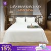  Bộ Chăn Drap Khách sạn 5 sao Samy King (Pure White) 