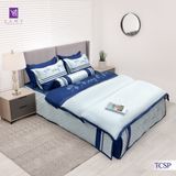  Bộ Chăn Ga Lụa Thêu Tencel Coolsilk Pro 1003 