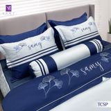  Bộ Chăn Ga Lụa Thêu Tencel Coolsilk Pro 1003 