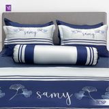  Bộ Chăn Ga Lụa Thêu Tencel Coolsilk Pro 1003 
