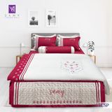  Bộ Chăn Ga Lụa Thêu Tencel Coolsilk Pro 1008 