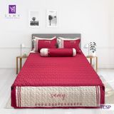  Bộ Chăn Ga Lụa Thêu Tencel Coolsilk Pro 1008 