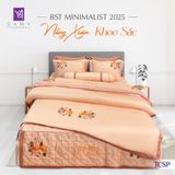  Bộ Chăn Ga Lụa Thêu Tencel Coolsilk Pro 1010 