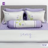  Bộ Chăn Ga Lụa Thêu Tencel Coolsilk Pro 1002 